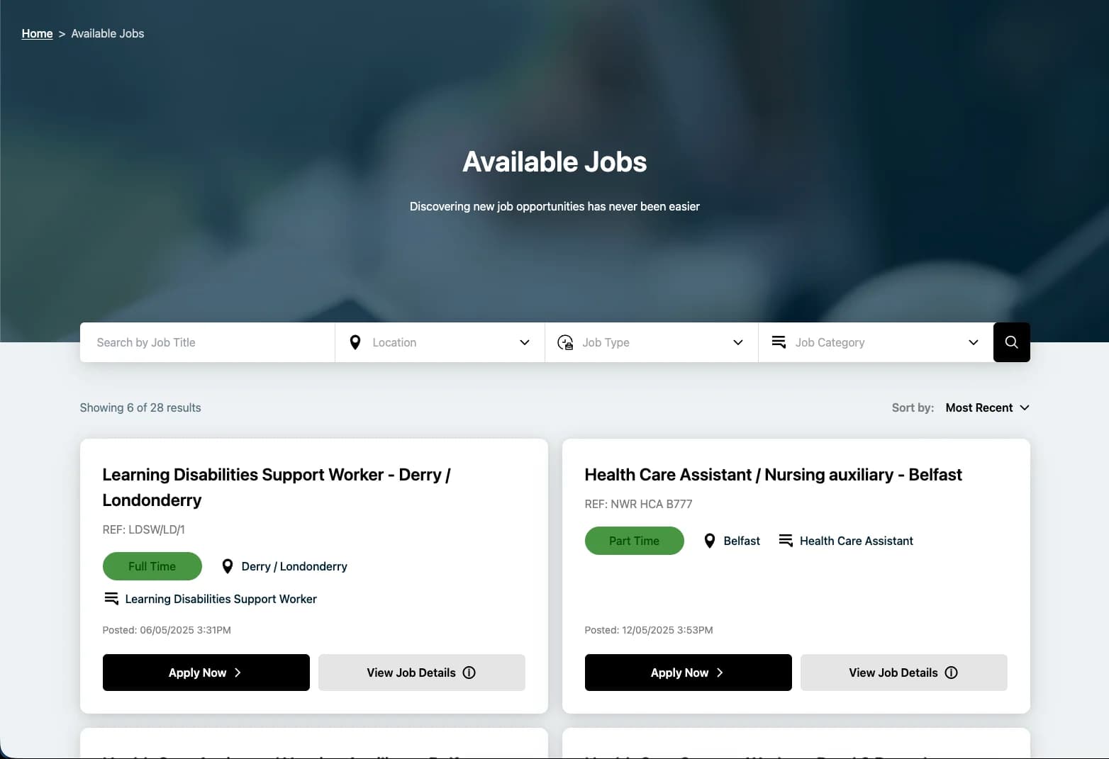 Healthcare Recruitment Platform screenshot 4